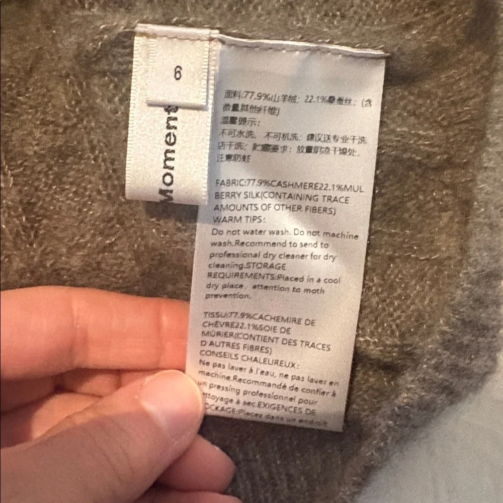 Meilleur Moment cable knit cashmere sweater - Picture 6 of 10